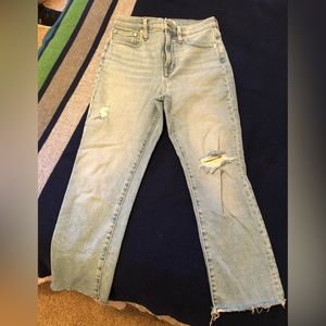 Madewell distressed jeans
